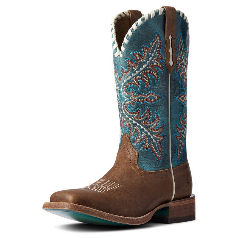 Ariat Westernstiefel Damen - Eldora Braun/Türkis ( WCGEX-2946 )